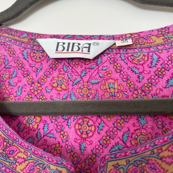 Biba 100% silk top USA fit small - Picture 2 of 8